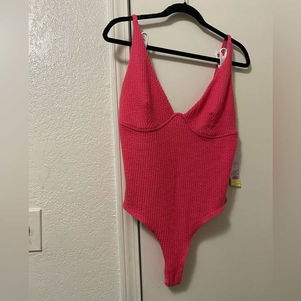 Pink bodysuit